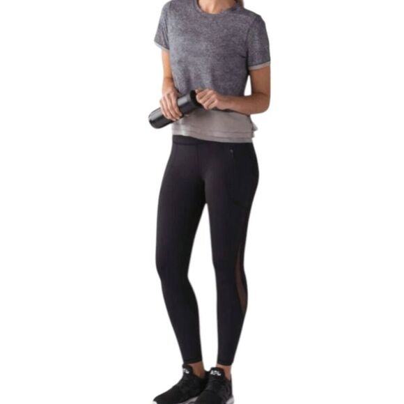 LULULEMON ATHLETICA Sole Training Short Sleeve (UV Protection) Size 8 - Picture 1 of 7